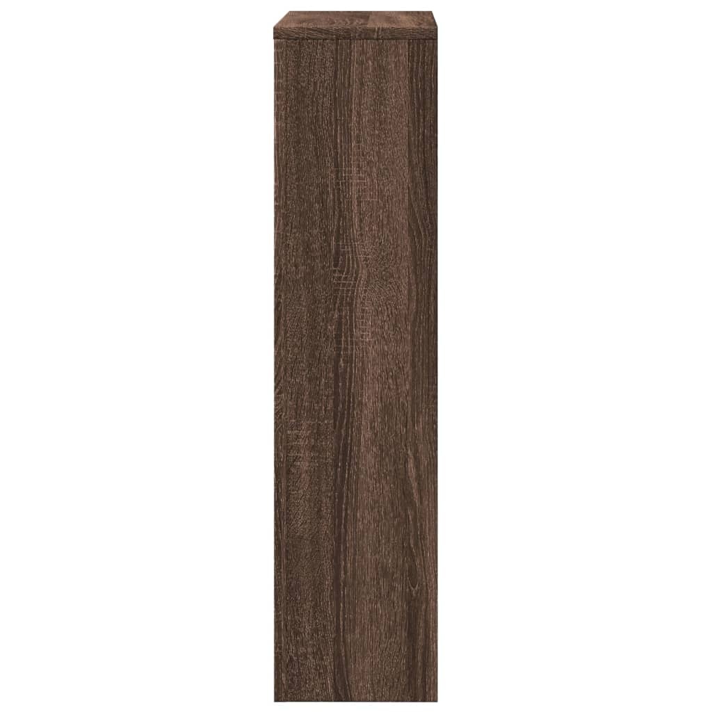 VidaXL Radiatorombouw 78x20x82 cm bewerkt hout bruin eikenkleurig