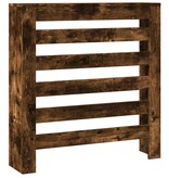 VidaXL Radiatorombouw 78x20x82 cm bewerkt hout gerookt eikenkleurig