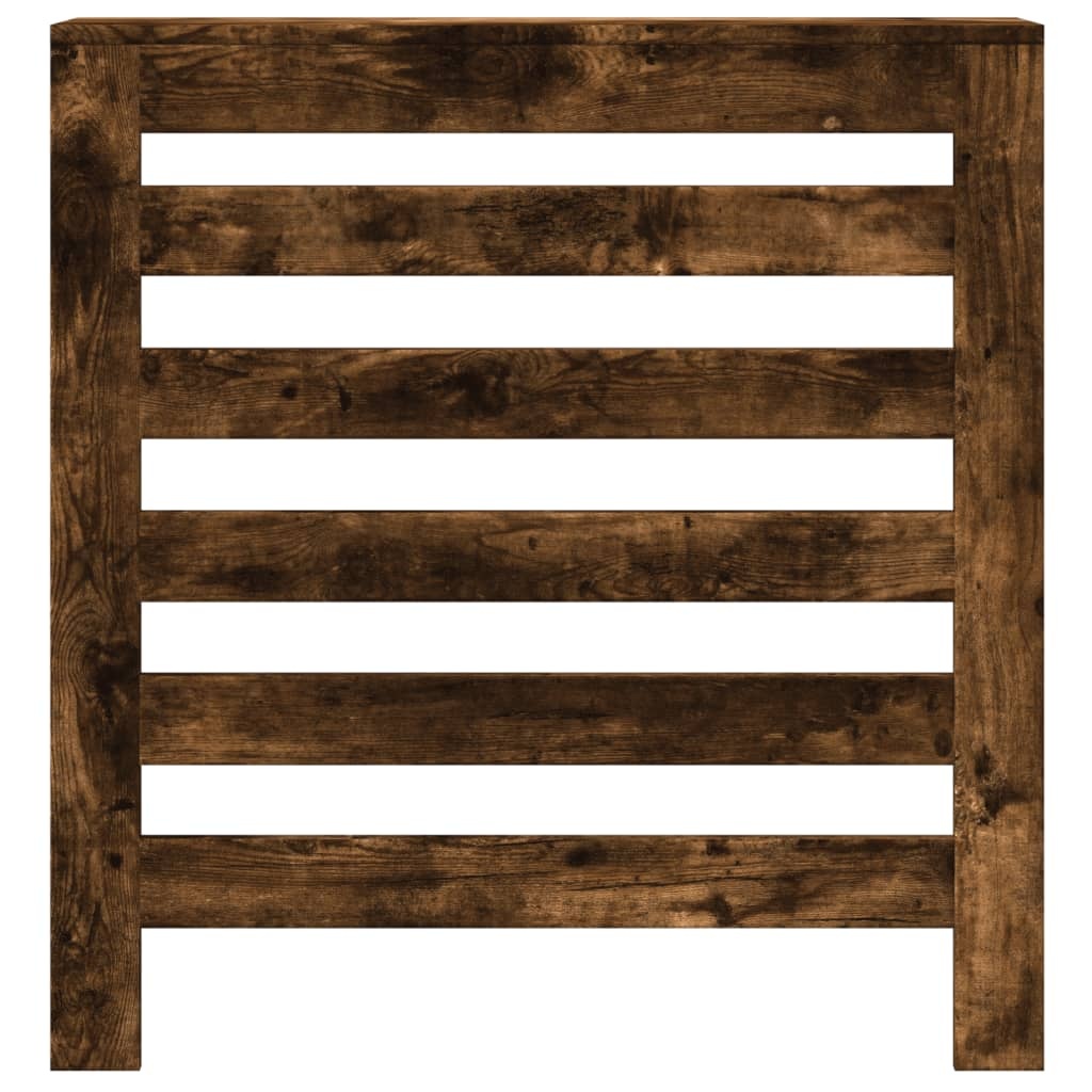 VidaXL Radiatorombouw 78x20x82 cm bewerkt hout gerookt eikenkleurig