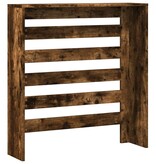VidaXL Radiatorombouw 78x20x82 cm bewerkt hout gerookt eikenkleurig