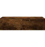 VidaXL Wandschap met lades 60x26,5x15 cm bewerkt hout gerookt eiken