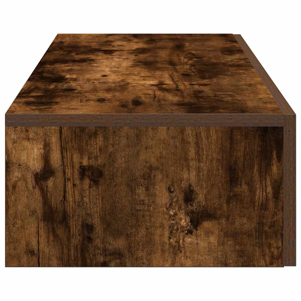 VidaXL Wandschap met lades 60x26,5x15 cm bewerkt hout gerookt eiken