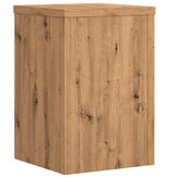 VidaXL Plantenstandaards 2 st 20x20x30 cm hout artisanaal eiken