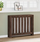 VidaXL Radiatorombouw 104x20x82 cm bewerkt hout bruin eikenkleurig