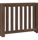 VidaXL Radiatorombouw 104x20x82 cm bewerkt hout bruin eikenkleurig