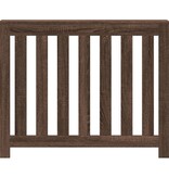 VidaXL Radiatorombouw 104x20x82 cm bewerkt hout bruin eikenkleurig