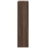 VidaXL Radiatorombouw 104x20x82 cm bewerkt hout bruin eikenkleurig