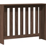 VidaXL Radiatorombouw 104x20x82 cm bewerkt hout bruin eikenkleurig