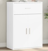 VidaXL Dressoir 60x30x84 cm bewerkt hout wit