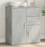 VidaXL Dressoir 60x31x70 cm bewerkt hout betongrijs