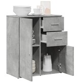 VidaXL Dressoir 60x31x70 cm bewerkt hout betongrijs