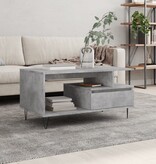 VidaXL Salontafel 90x49x45 cm bewerkt hout betongrijs