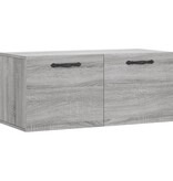 VidaXL Wandkast 80x36,5x35 cm bewerkt hout grijs sonoma eikenkleurig