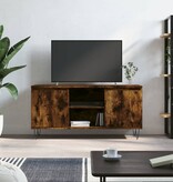 VidaXL Tv-meubel 104x35x50 cm bewerkt hout gerookt eikenkleurig