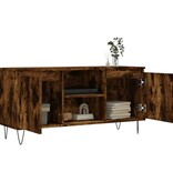 VidaXL Tv-meubel 104x35x50 cm bewerkt hout gerookt eikenkleurig