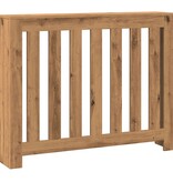 VidaXL Radiatorombouw 104x20x82 cm bewerkt hout artisanaal eikenkleur
