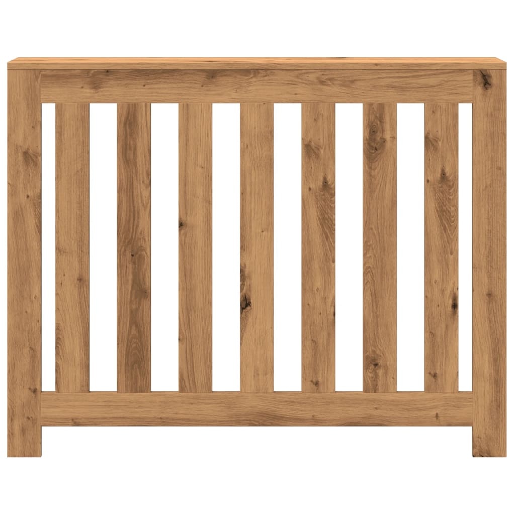 VidaXL Radiatorombouw 104x20x82 cm bewerkt hout artisanaal eikenkleur