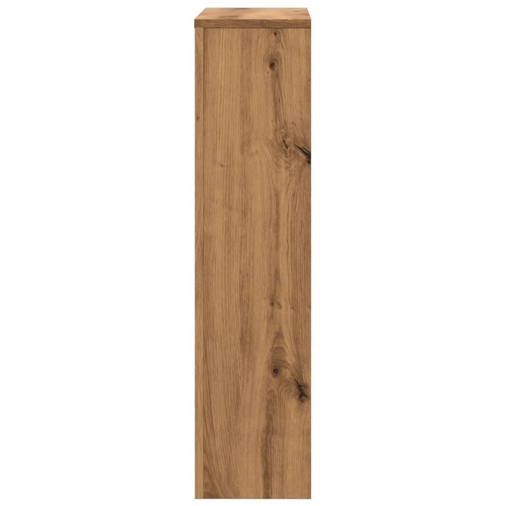 VidaXL Radiatorombouw 104x20x82 cm bewerkt hout artisanaal eikenkleur