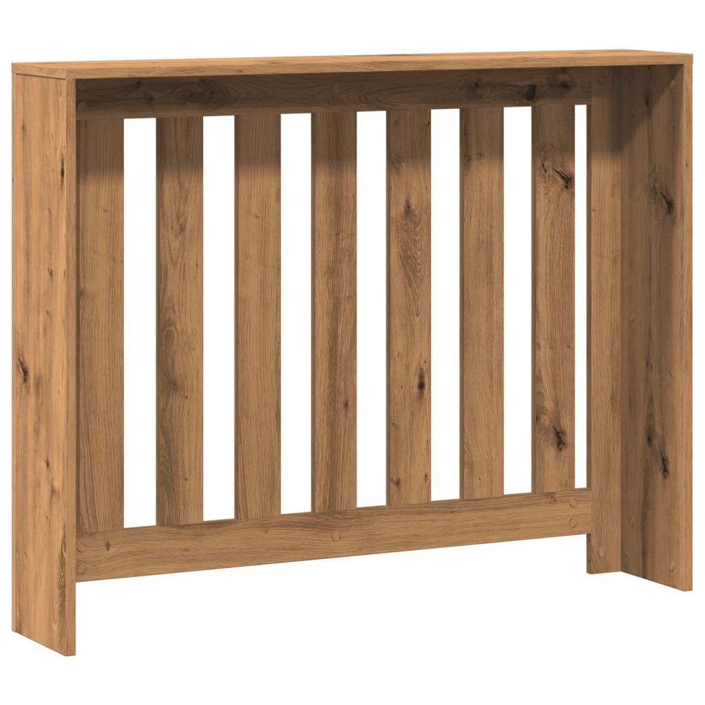 VidaXL Radiatorombouw 104x20x82 cm bewerkt hout artisanaal eikenkleur