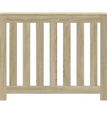 VidaXL Radiatorombouw 104x20x82 cm bewerkt hout sonoma eikenkleurig