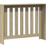 VidaXL Radiatorombouw 104x20x82 cm bewerkt hout sonoma eikenkleurig