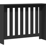 VidaXL Radiatorombouw 104x20x82 cm bewerkt hout zwart