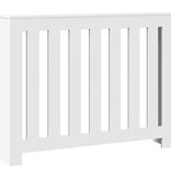 VidaXL Radiatorombouw 104x20x82 cm bewerkt hout wit