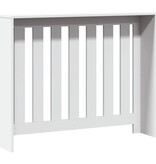 VidaXL Radiatorombouw 104x20x82 cm bewerkt hout wit