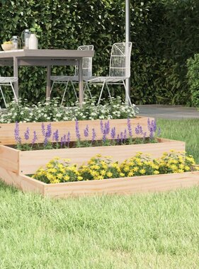 VidaXL Plantenbak 78x78x27 cm massief grenenhout