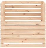 VidaXL Compostbak 80x80x78 cm massief grenenhout