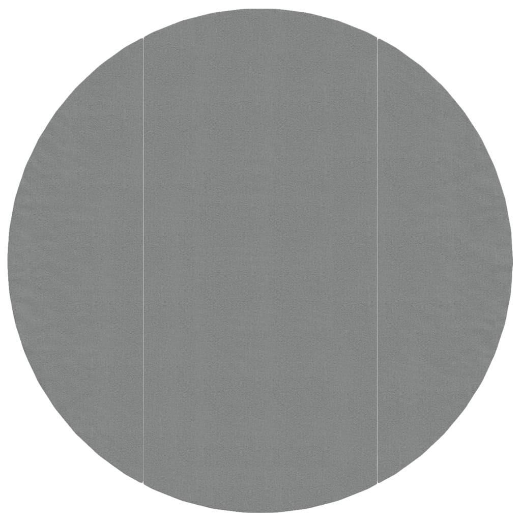 VidaXL Zwembadgrondzeil Ø366 cm polyester geotextiel lichtgrijs