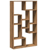 VidaXL Boekenkast 72x20x120 cm bewerkt hout artisanaal eikenkleurig