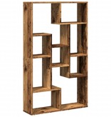 VidaXL Boekenkast 72x20x120 cm bewerkt hout oud houtkleurig