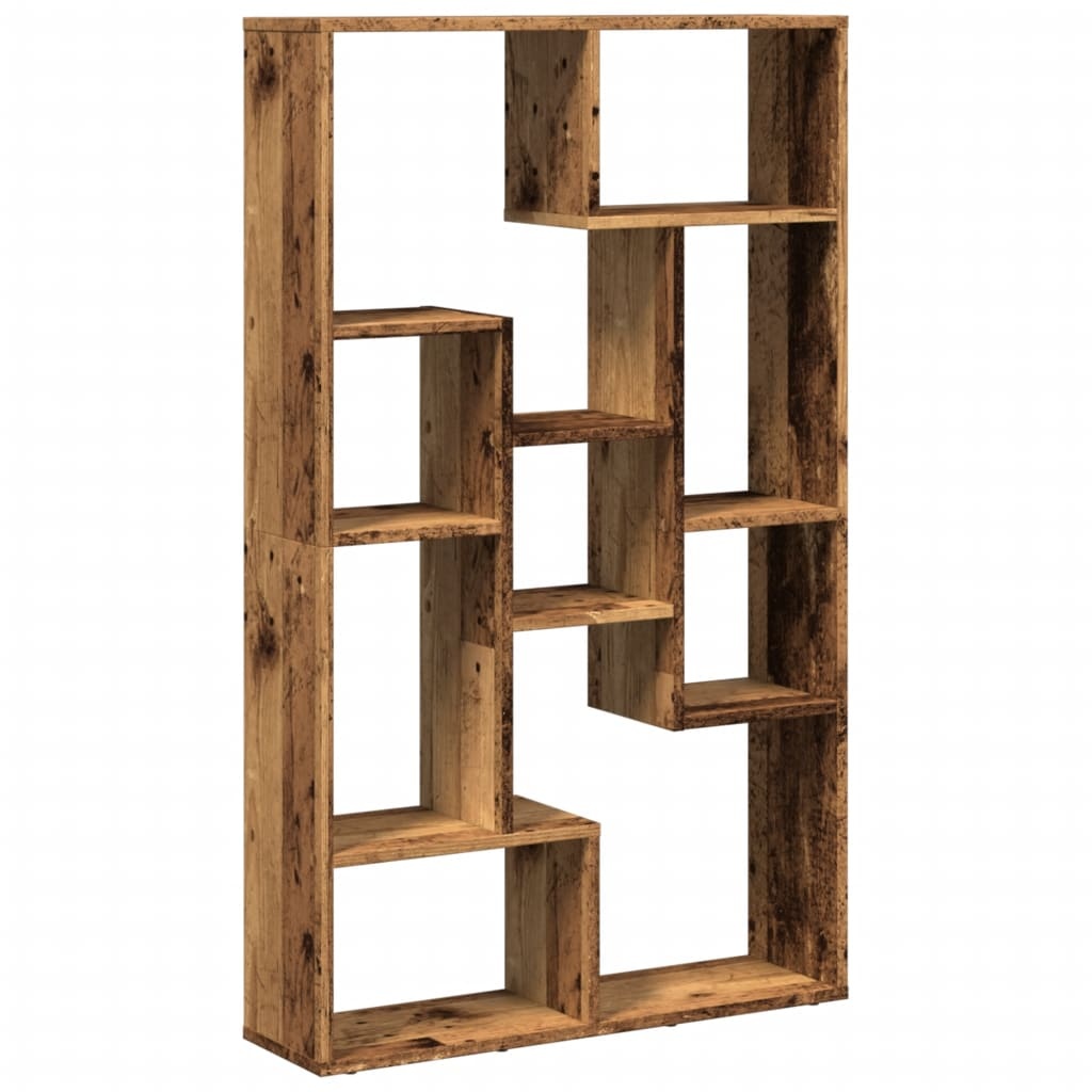 VidaXL Boekenkast 72x20x120 cm bewerkt hout oud houtkleurig