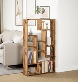 VidaXL Boekenkast 72x20x120 cm bewerkt hout oud houtkleurig