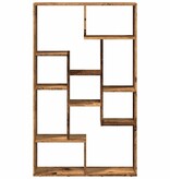 VidaXL Boekenkast 72x20x120 cm bewerkt hout oud houtkleurig