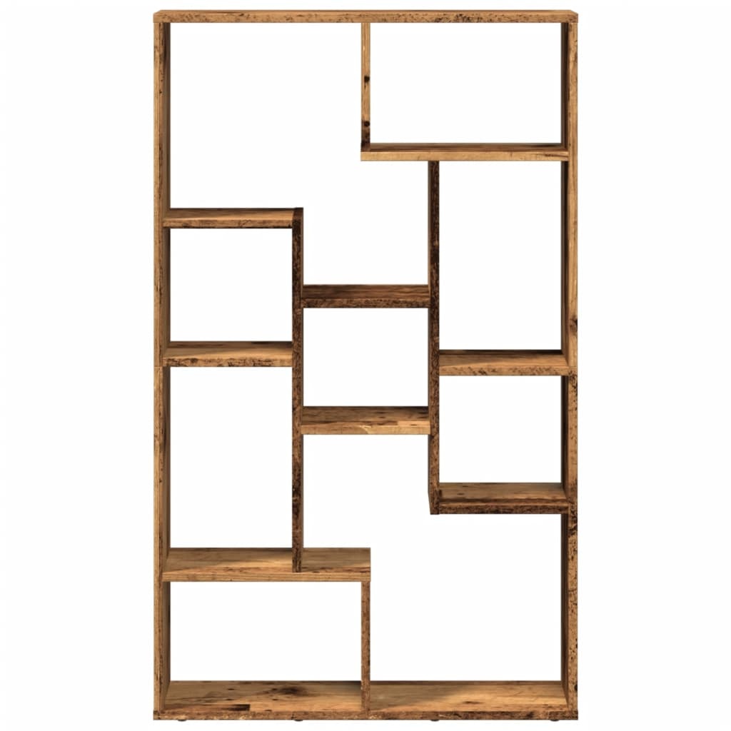 VidaXL Boekenkast 72x20x120 cm bewerkt hout oud houtkleurig