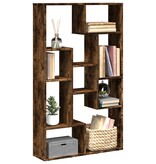 VidaXL Boekenkast 72x20x120 cm bewerkt hout gerookt eikenkleurig