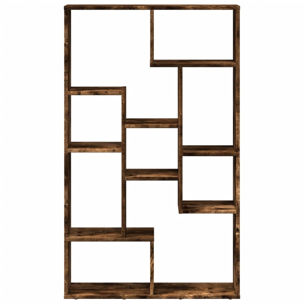 VidaXL Boekenkast 72x20x120 cm bewerkt hout gerookt eikenkleurig