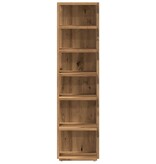 VidaXL Schoenenkasten 2 st 28x27x102 cm bewerkt hout artisanaal eiken