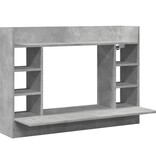VidaXL Wandbureau 105x48x75 cm bewerkt hout betongrijs