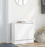 VidaXL Schoenenkast 60x21x57 cm bewerkt hout wit
