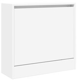 VidaXL Schoenenkast 60x21x57 cm bewerkt hout wit