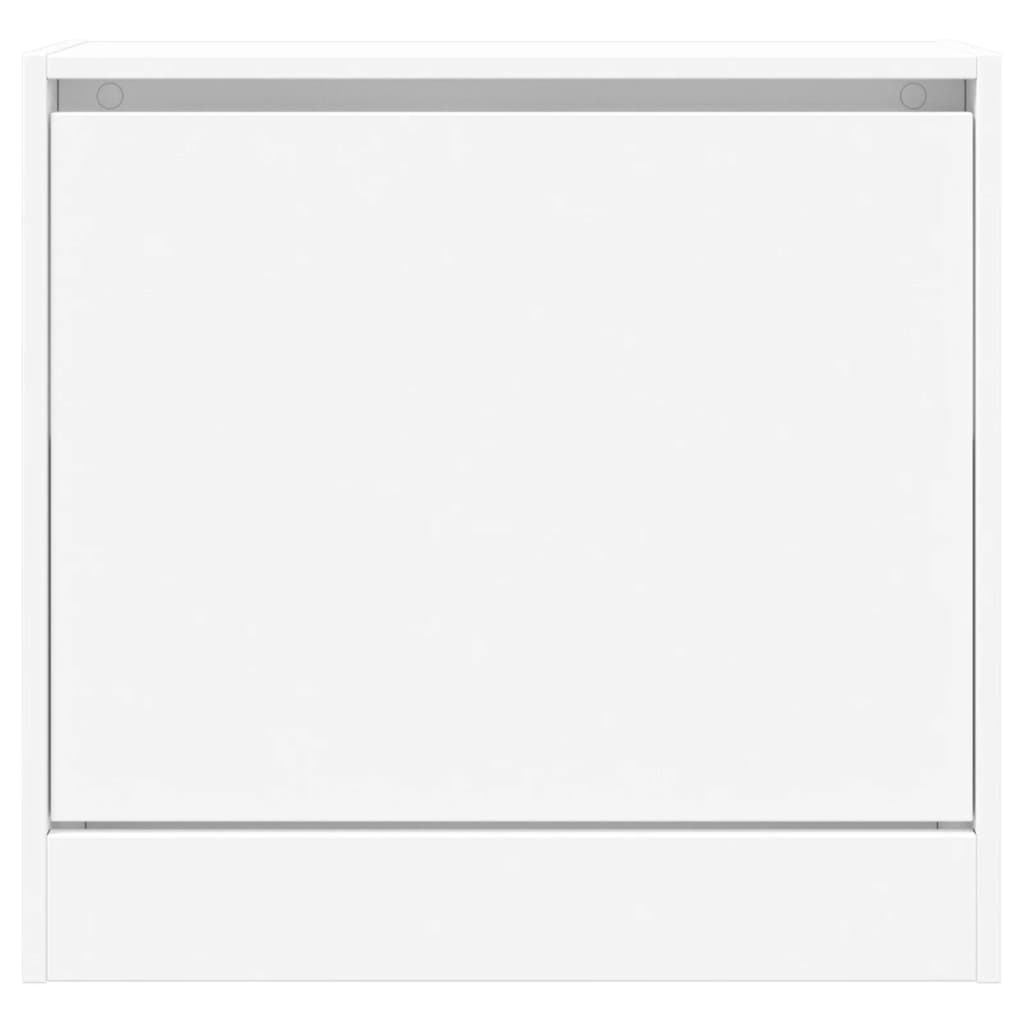 VidaXL Schoenenkast 60x21x57 cm bewerkt hout wit