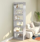 VidaXL Boekenkast/kamerscherm 60x30x198 cm betongrijs