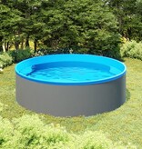 VidaXL Splasher pool 350x90 cm grijs