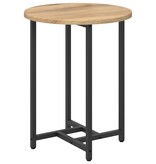 VidaXL Bijzettafel 2 stuks Artisan Eiken Hout en Metaal