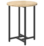 VidaXL Bijzettafel 2 stuks Sonoma Eiken Geengineerd Hout en Metaal