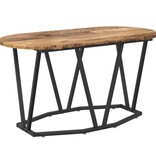 VidaXL Salontafel Oud Hout 80x40x40,5 cm Geengineerd Hout en Metaal