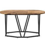 VidaXL Salontafel Oud Hout 80x40x40,5 cm Geengineerd Hout en Metaal